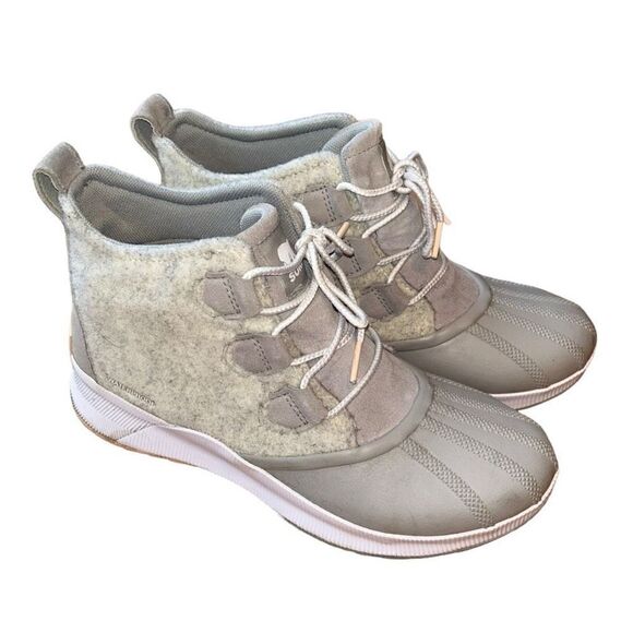 Sorel Out N About III Classic Leather Boot In Dove Peach Size Women’s 10 - Picture 4 of 16